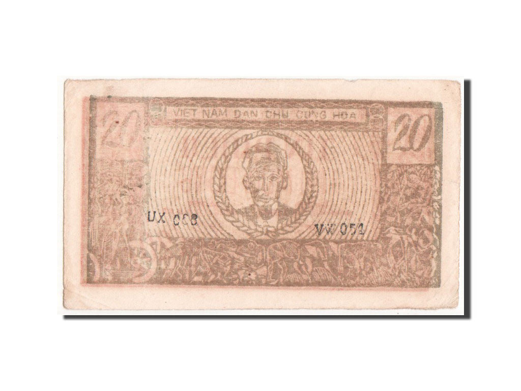 Viet Nam, 20 D<ox>ng, 1948, KM #49a, AU(50-53), UX VW