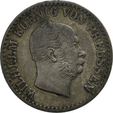 German States, PRUSSIA, Wilhelm I,Groschen,1866,Berlin,EF(40-45),Silver,KM 485