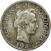 Colombia, 20 Centavos, 1946, Bogota, BB, Argento, KM:208.1