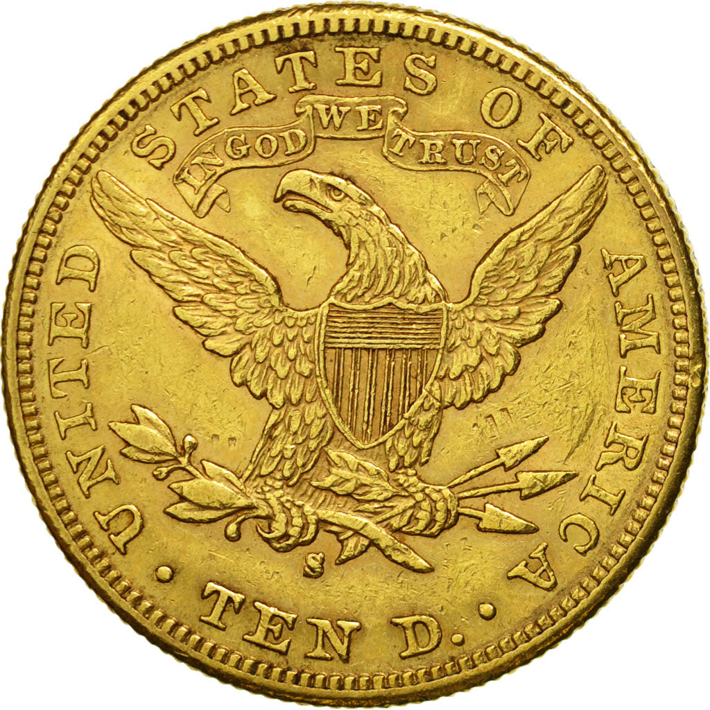 Munten, Verenigde Staten, Coronet Head, $10, Eagle, 1886, U.S. Mint, San