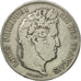 Moneda, Francia, Louis-Philippe, 5 Francs, 1832, Strasbourg, BC+, Plata