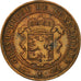 Munten, Luxemburg, William III, 2-1/2 Centimes, 1854, Utrecht, ZF, Bronze, KM:21