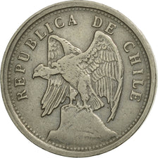 Coin, Chile, 20 Centavos, 1924, EF(40-45), Copper-nickel, KM:167.1