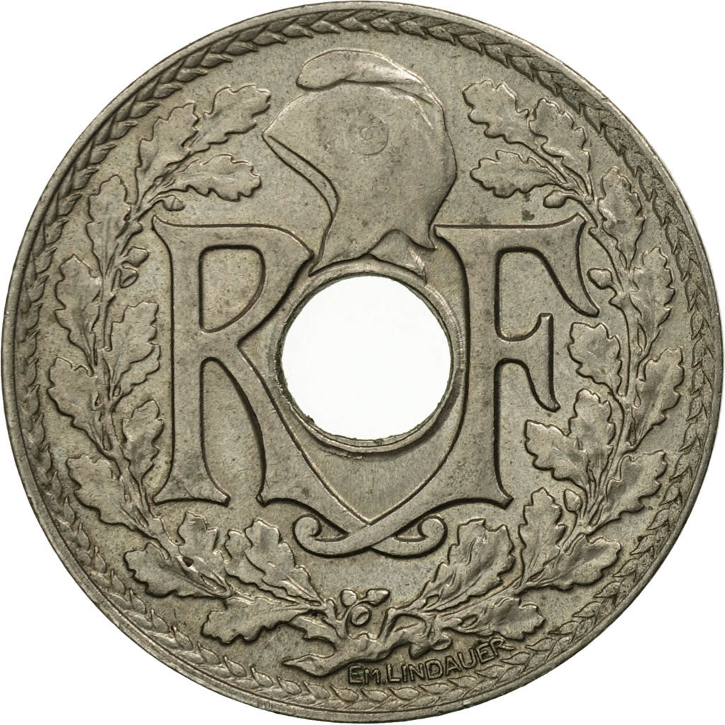 France, Lindauer, 25 Centimes, 1930, AU(55-58), Copper-nickel, KM:867a