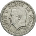 Coin, Monaco, Louis II, Franc, 1943, EF(40-45), Aluminum, KM:120, Gadoury:MC131