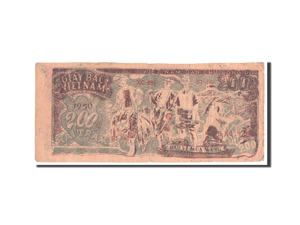 Viet Nam, 200 D<ox>ng, 1950, KM #34a, EF(40-45), Q