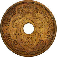 Münze, Dänemark, Christian X, 5 Öre, 1935, Copenhagen, SS+, Bronze, KM:828.2