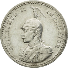 GERMAN EAST AFRICA, Wihelm II, 1/4 Rupie, 1898, AU(55-58), Silver, KM:3
