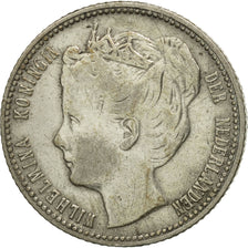 Coin, Netherlands, Wilhelmina I, 25 Cents, 1898, EF(40-45), Silver, KM:120.1