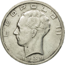 Coin, Belgium, 50 Francs, 50 Frank, 1939, EF(40-45), Silver, KM:121