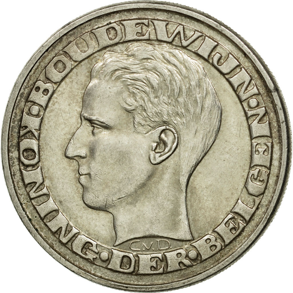 Coin, Belgium, 50 Francs, 50 Frank, 1958, AU(50-53), Silver, KM:151.1