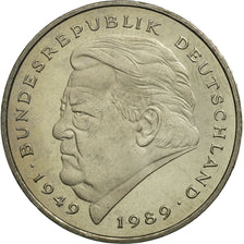 Monnaie, République fédérale allemande, 2 Mark, 1990, Hamburg, SPL