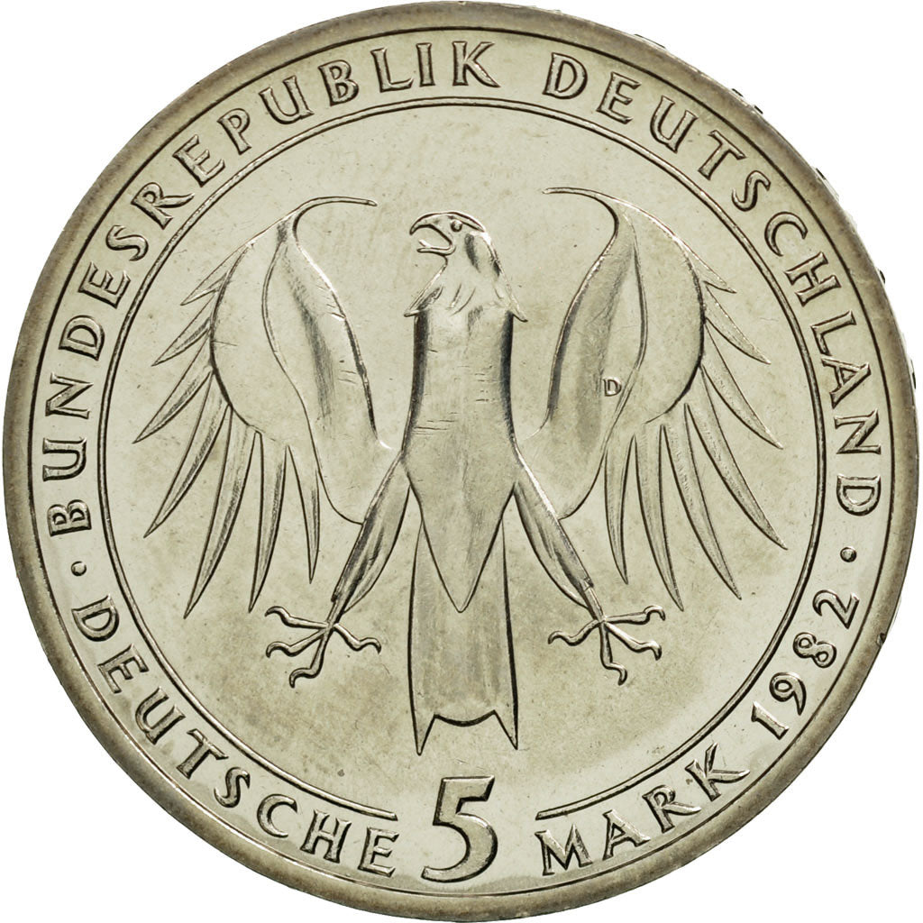 Coin, GERMANY - FEDERAL REPUBLIC, 5 Mark, 1982, Munich, Germany, MS(63)