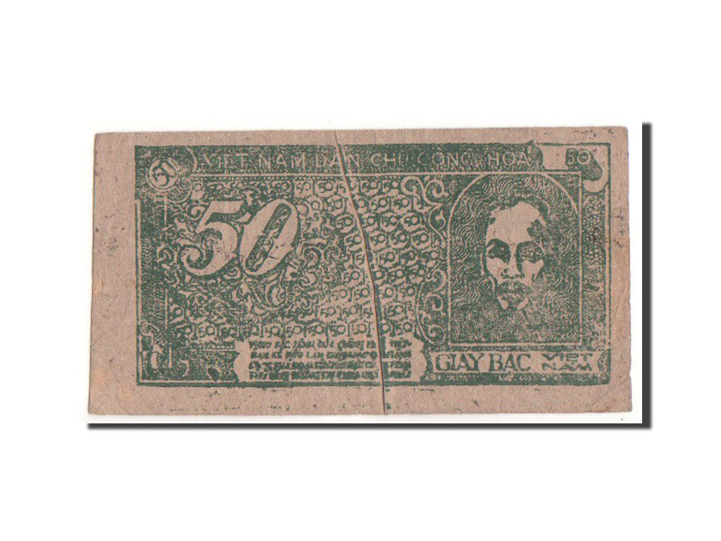 Vietnam, 50 Xu, 1948, EF(40-45), ME, Faulty