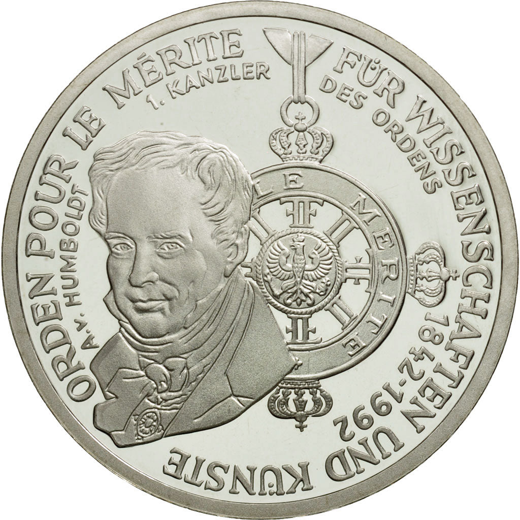 Coin, GERMANY - FEDERAL REPUBLIC, 10 Mark, 1992, Munich, Germany, MS(63)