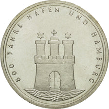 Coin, GERMANY - FEDERAL REPUBLIC, 10 Mark, 1989, Hamburg, Germany, MS(63)