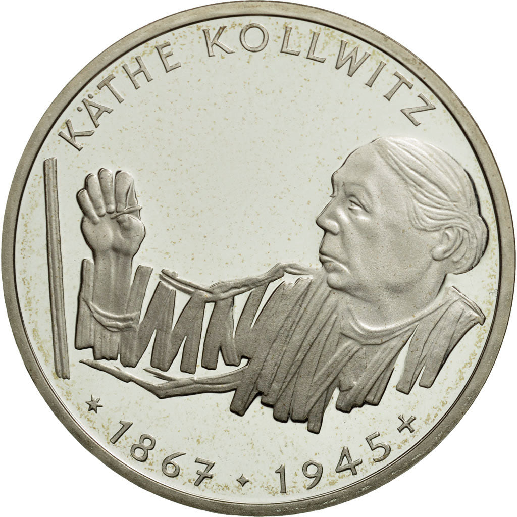 Coin, GERMANY - FEDERAL REPUBLIC, 10 Mark, 1992, Karlsruhe, Germany, MS(63)