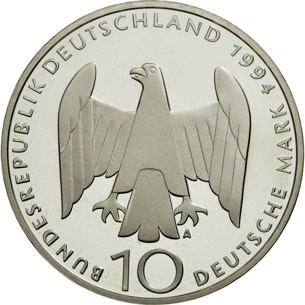 Monnaie, République fédérale allemande, 10 Mark, 1994, Berlin, Germany, SPL
