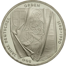 Coin, GERMANY - FEDERAL REPUBLIC, 10 Mark, 1990, Hamburg, Germany, MS(63)