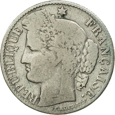 France, Cérès, 50 Centimes, 1887, Paris, B+, Argent, KM:834.1, Gadoury:419a
