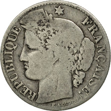Coin, France, Cérès, 50 Centimes, 1886, Paris, F(12-15), Silver, KM:834.1