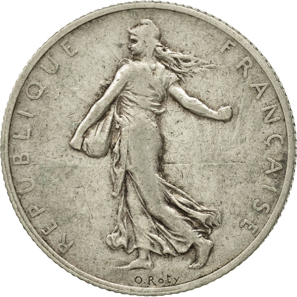 Monnaie, France, Semeuse, 2 Francs, 1909, Paris, TB+, Argent, KM:845.1