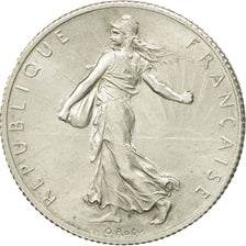 France, Semeuse, 2 Francs, 1914, Castelsarrasin, AU(55-58), Silver, KM:845.2