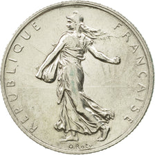 Coin, France, Semeuse, 2 Francs, 1918, Paris, AU(55-58), Silver, KM:845.1
