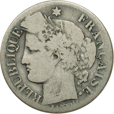 Coin, France, Cérès, 2 Francs, 1870, Paris, F(12-15), Silver, KM:817.1