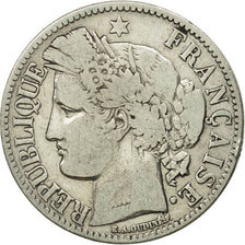 Coin, France, Cérès, 2 Francs, 1870, Paris, VF(30-35), Silver, KM:817.1