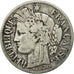 France, Cérès, 2 Francs, 1870, Bordeaux, TB, Argent, KM:816.2, Gadoury:529