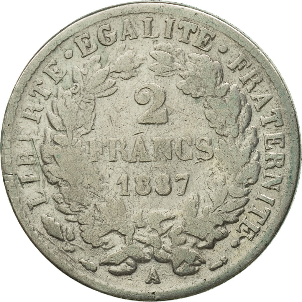 Monnaie, France, Cérès, 2 Francs, 1887, Paris, B+, Argent, KM:817.1