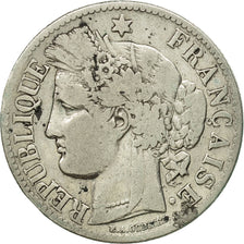 France, Cérès, 2 Francs, 1881, Paris, VF(20-25), Silver, KM:817.1