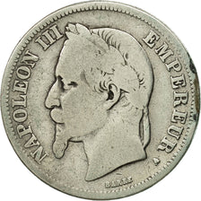 Coin, France, Napoleon III, Napoléon III, 2 Francs, 1869, Paris, F(12-15)