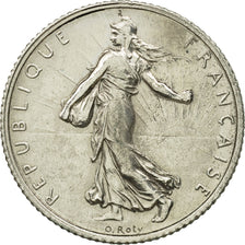 Francia, Semeuse, Franc, 1919, Paris, MBC+, Plata, KM:844.1, Gadoury:467