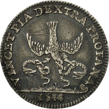 Frankreich, Jeton, Royal, Conseil du Roi, 1588, VZ, Silber, Feuardent:cf 58