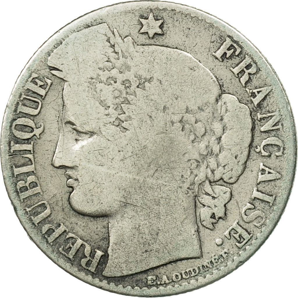 France, Cérès, 50 Centimes, 1894, Paris, F(12-15), Silver, KM:834.1