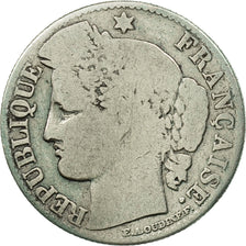 France, Cérès, 50 Centimes, 1888, Paris, VG(8-10), Silver, KM:834.1