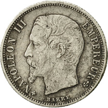 Munten, Frankrijk, Napoleon III, Napoléon III, 50 Centimes, 1860, Strasbourg