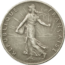 Coin, France, Semeuse, 50 Centimes, 1897, Paris, AU(50-53), Silver, KM:854