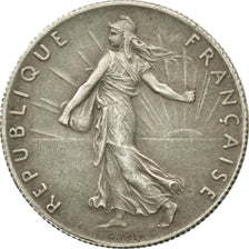 Moneta, Francia, Semeuse, 50 Centimes, 1897, Paris, BB+, Argento, KM:854