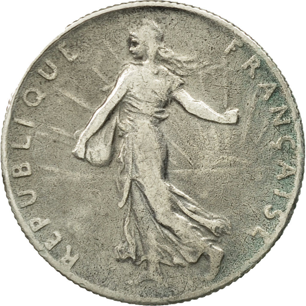 Coin, France, Semeuse, 50 Centimes, 1920, Paris, EF(40-45), Silver, KM:854