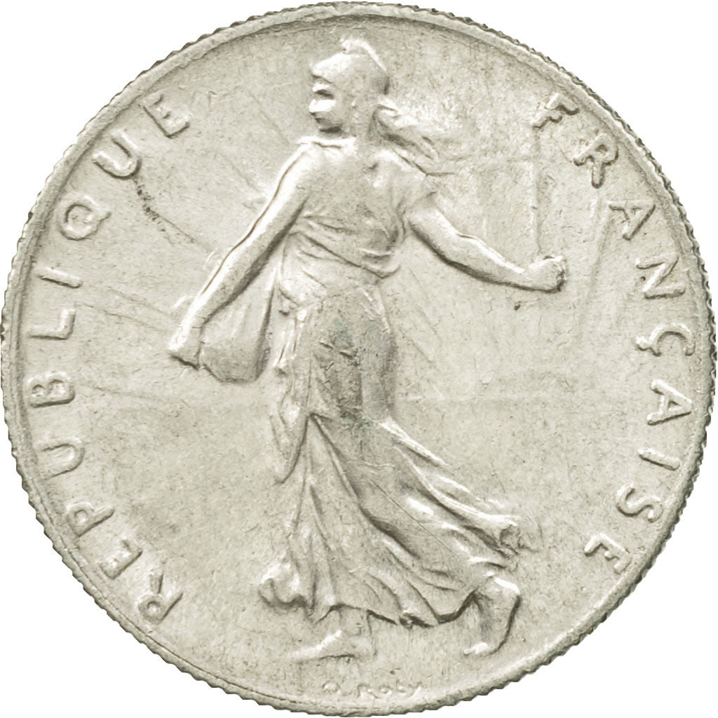 Monnaie, France, Semeuse, 50 Centimes, 1919, Paris, TTB, Argent, KM:854