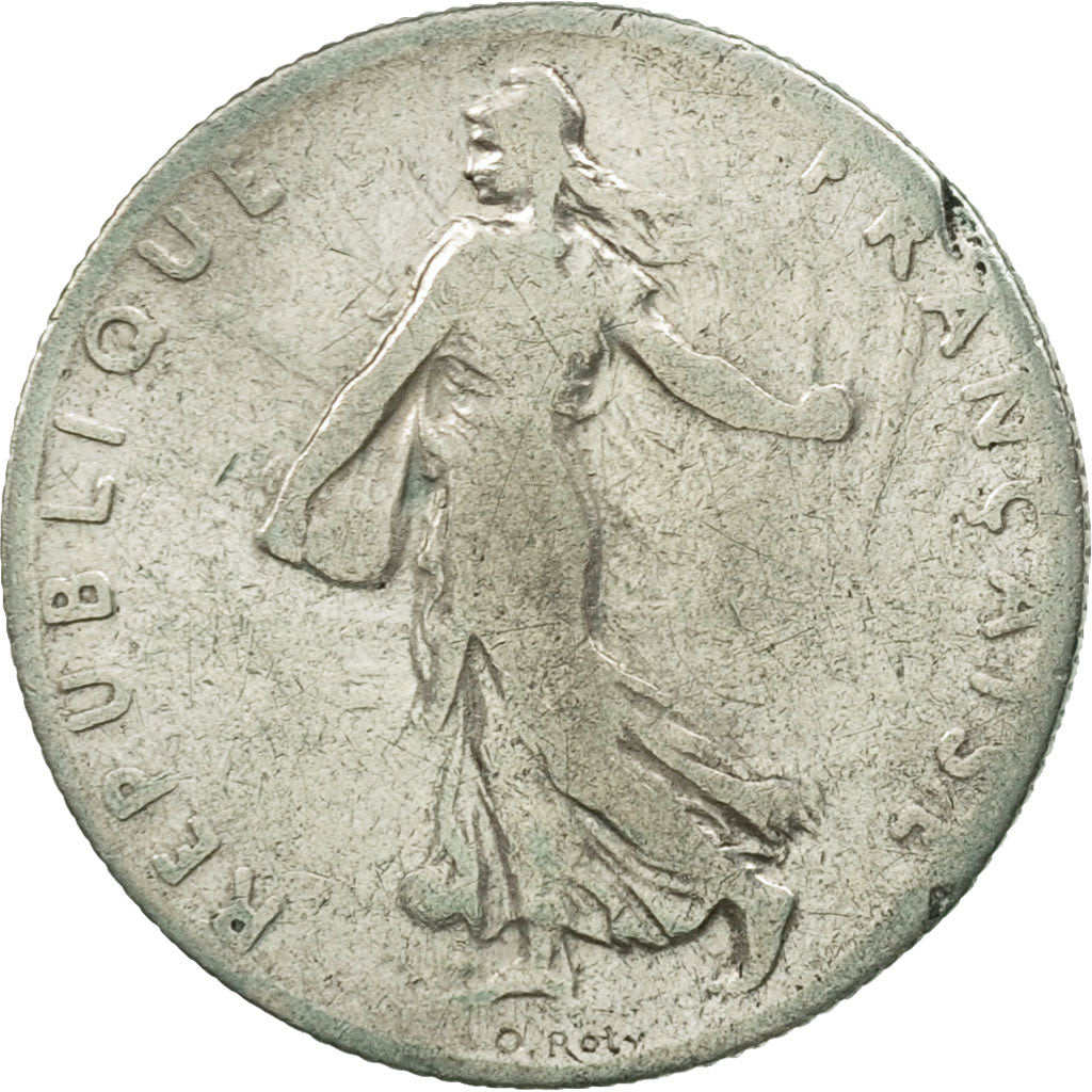 France, Semeuse, 50 Centimes, 1906, Paris, B+, Argent, KM:854, Gadoury:420