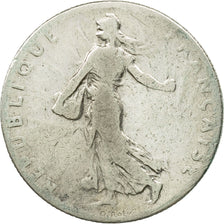 Moneta, Francia, Semeuse, 50 Centimes, 1905, Paris, B+, Argento, KM:854