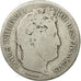 Moneda, Francia, Louis-Philippe, Franc, 1845, Lille, BC, Plata, KM:748.13