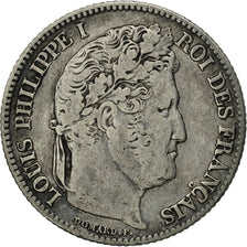 France, Louis-Philippe, Franc, 1842, Strasbourg, VF(30-35), Silver, KM:748.3