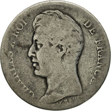 Francia, Charles X, Franc, 1826, Paris, B+, Argento, KM:724.1, Gadoury:450