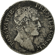 Moneta, Francia, Napoléon I, Franc, 1803, Limoges, MB+, Argento, KM:649.6