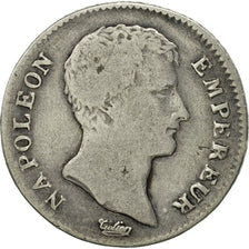 Francia, Napoléon I, Franc, 1805, Paris, BC+, Plata, KM:656.1, Gadoury:443